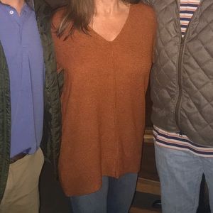 Ladies Rust colored a.n.a brand shirt